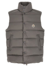 Moncler Gray Polyamide Sleeveless Jacket