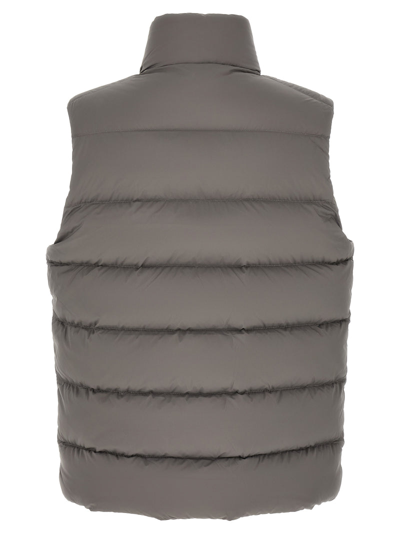 Moncler Tibb Gray Polyamide Sleeveless Jacket