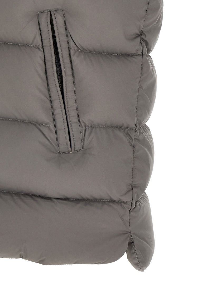 Moncler Tibb Gray Polyamide Sleeveless Jacket