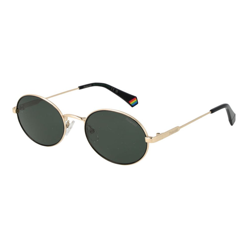 Polaroid Gold Metal Sunglasses for Unisex