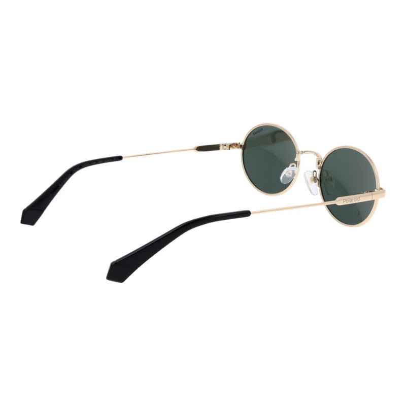 Polaroid Gold Metal Sunglasses for Unisex