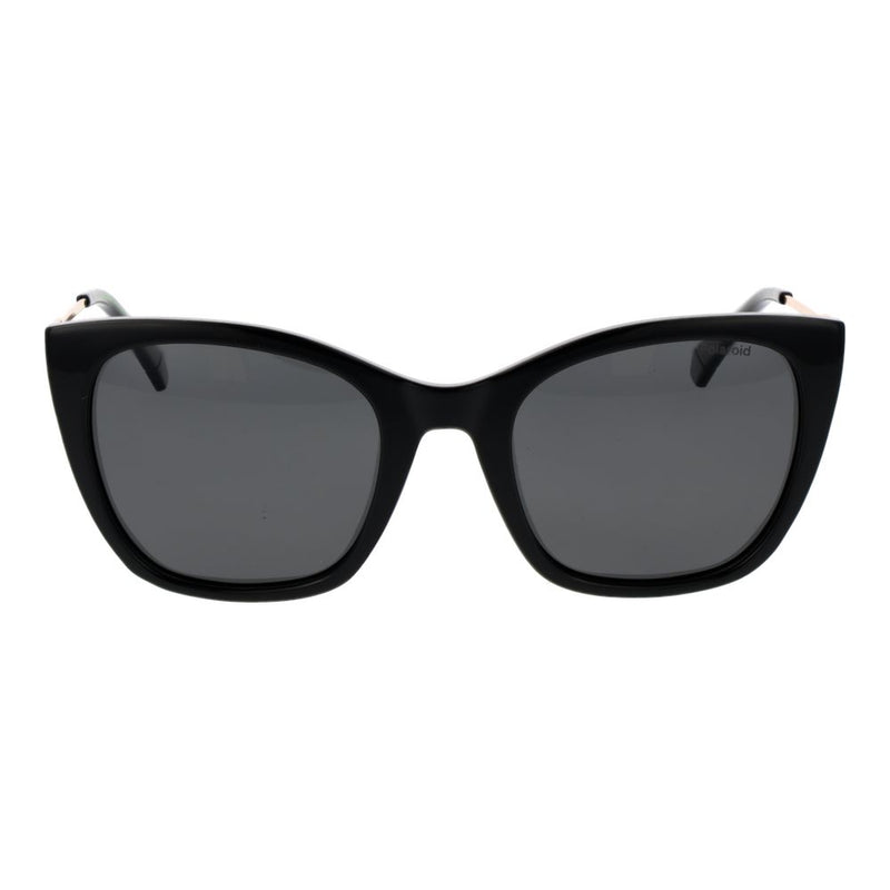 Polaroid Black Polyester Cat Eye Sunglasses for Women