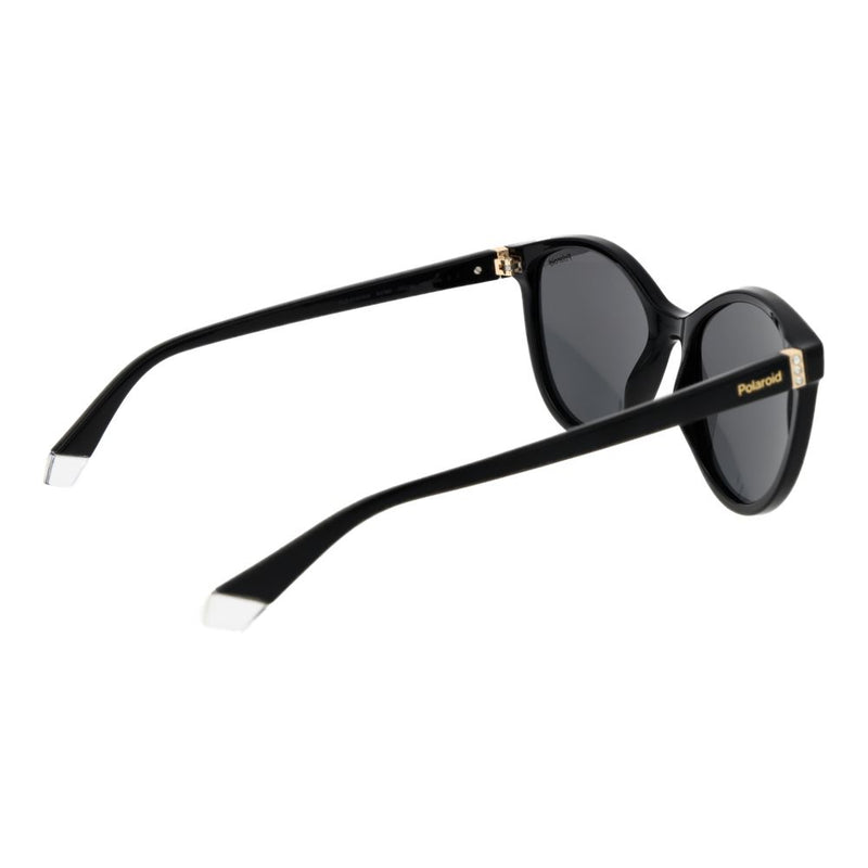 Polaroid Black Polycarbonate Cat Eye Sunglasses for Women