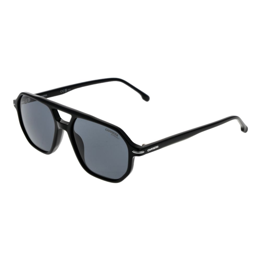 Carrera Black Men Sunglasses - Stylish Geometric Design