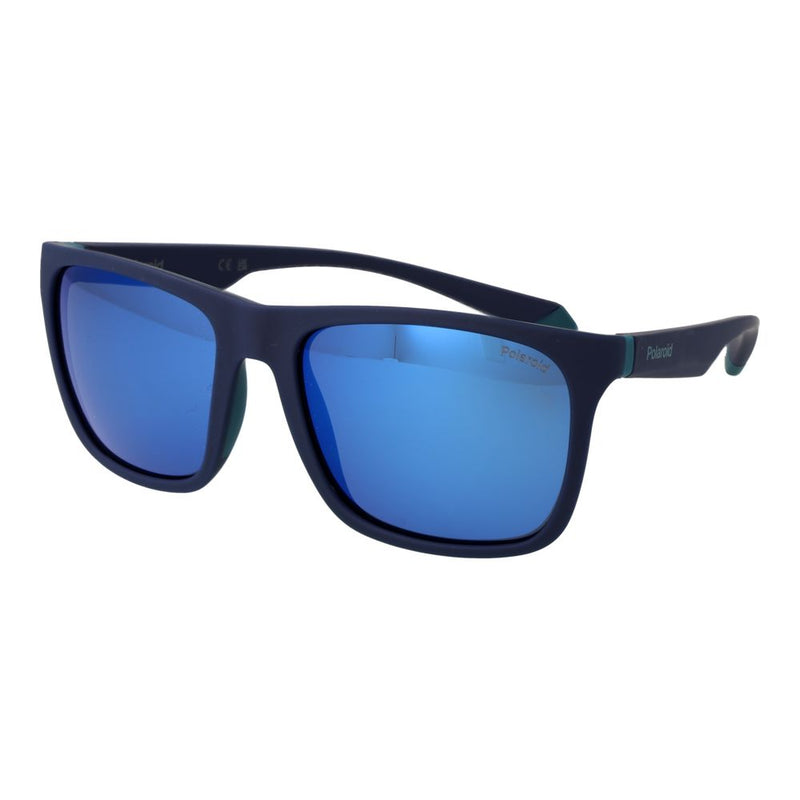 Polaroid Blue Plastic Sunglasses - Polarized & Mirrored