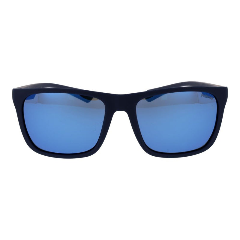 Polaroid Blue Plastic Sunglasses - Polarized & Mirrored