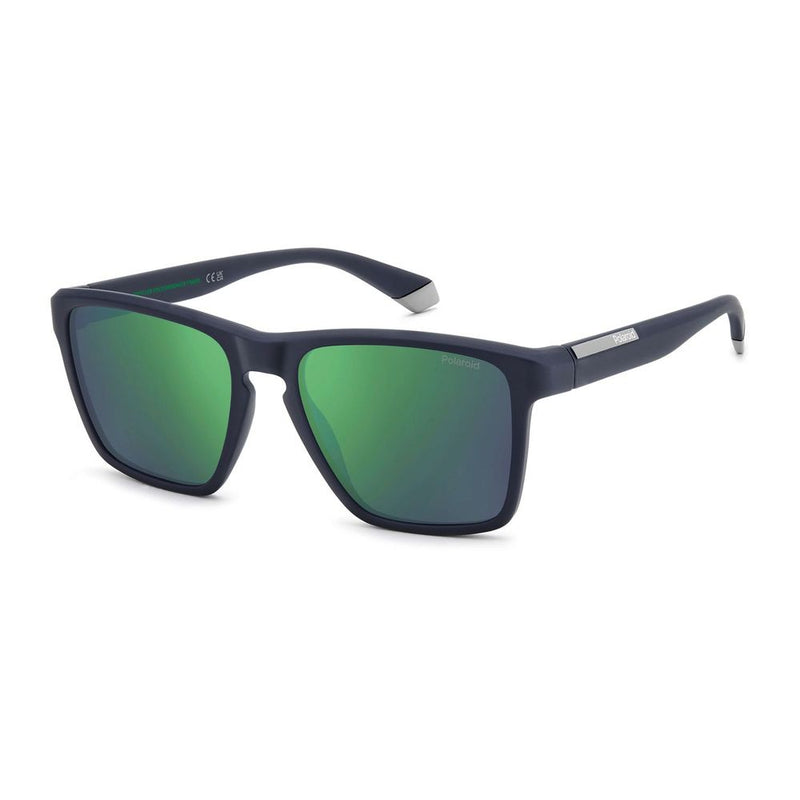 Polaroid Blue Polycarbonate Sunglasses for Men