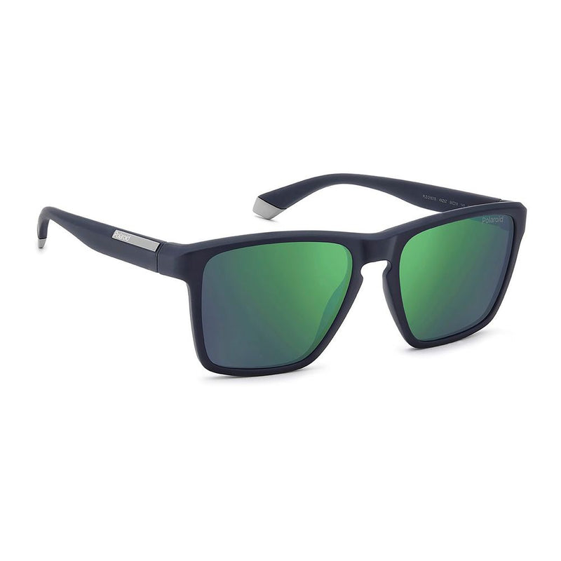 Polaroid Blue Polycarbonate Sunglasses for Men