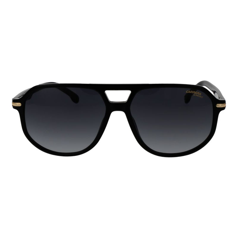Carrera Black Acetate Aviator Sunglasses for Men