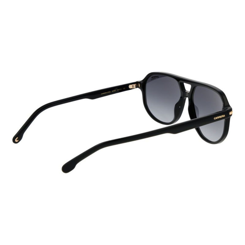 Carrera Black Acetate Aviator Sunglasses for Men