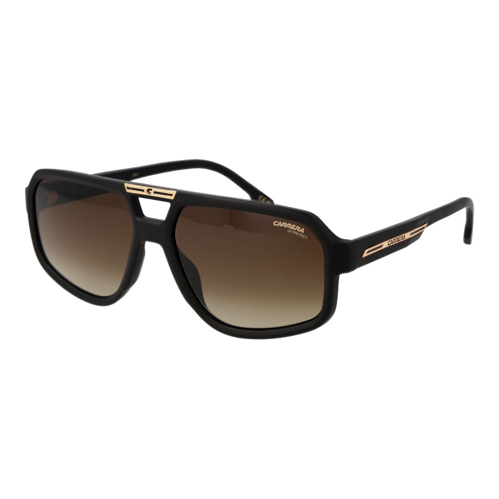 Carrera Black Polyamide Aviator Sunglasses for Men