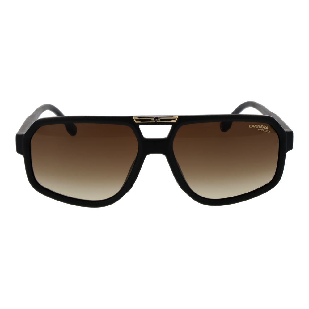 Carrera Black Polyamide Aviator Sunglasses for Men