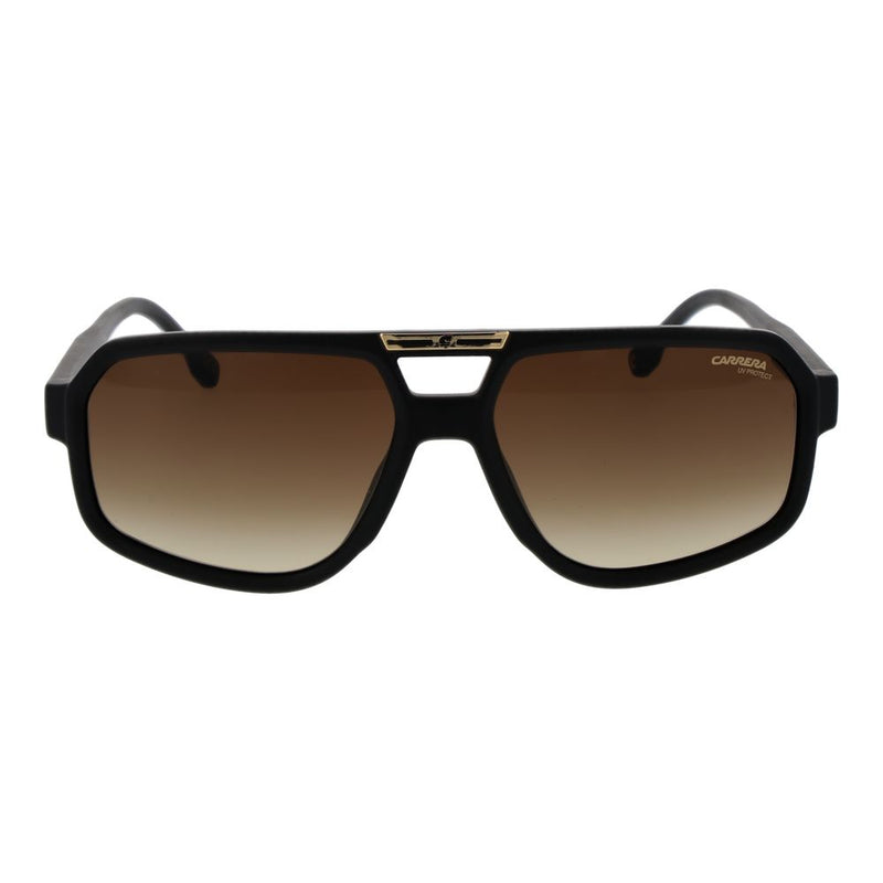 Carrera Black Polyamide Aviator Sunglasses for Men