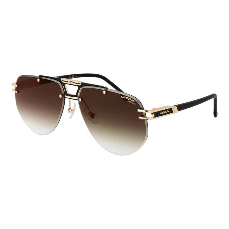 Carrera Gold Metal Sunglasses for Men - Aviator Style