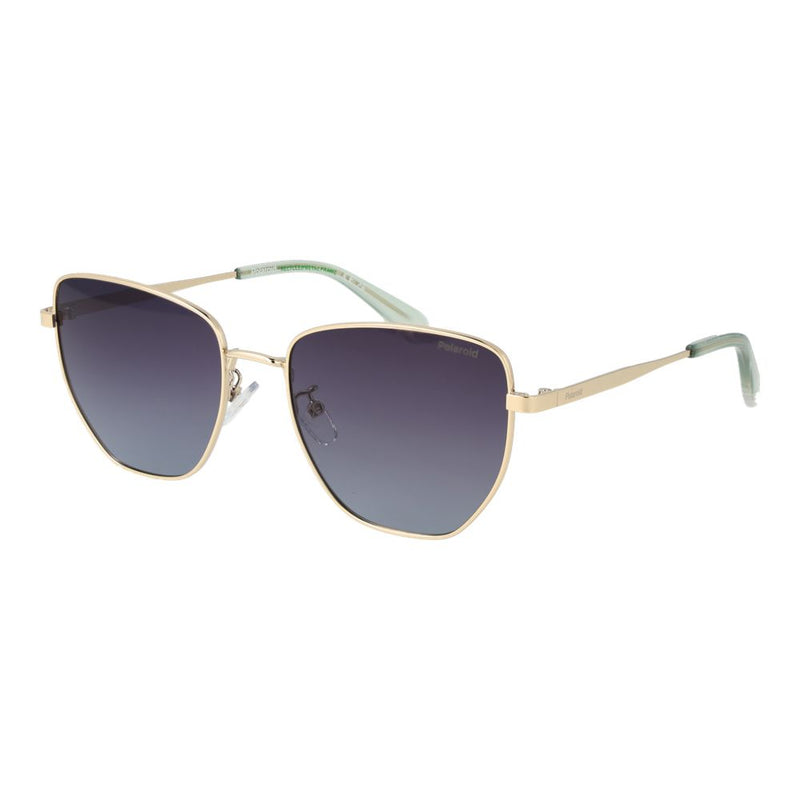 Polaroid Gold Metal Sunglasses for Women
