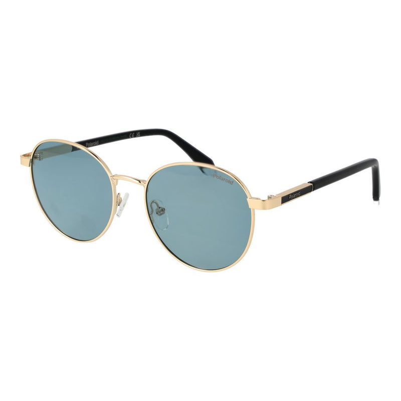 Polaroid Gold Metal Sunglasses for Men