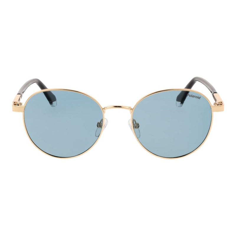 Polaroid Gold Metal Sunglasses for Men
