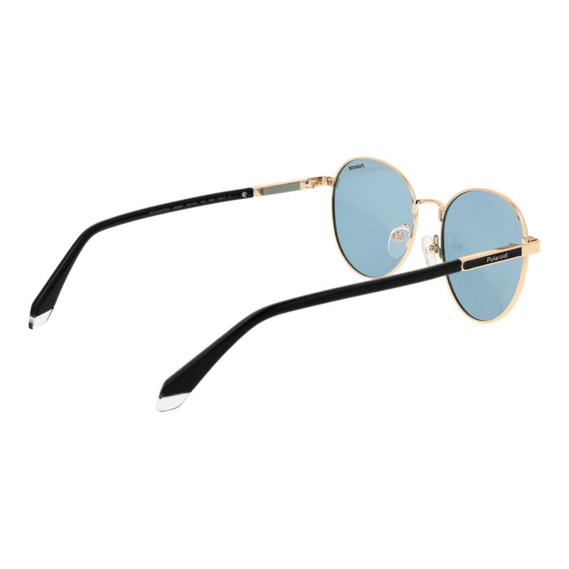 Polaroid Gold Metal Sunglasses for Men
