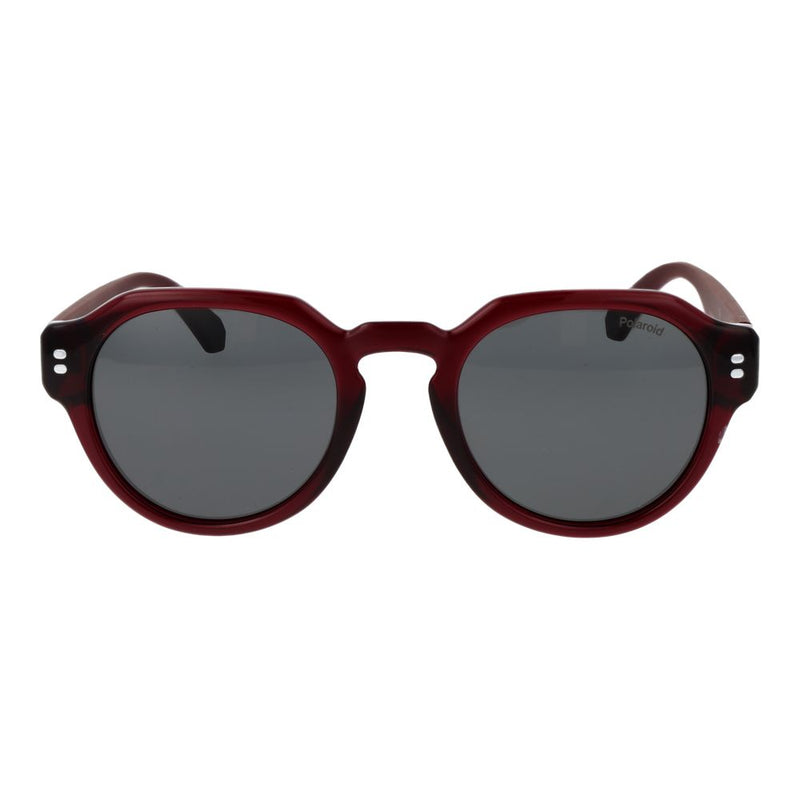 Polaroid Burgundy Polycarbonate Sunglasses for Unisex