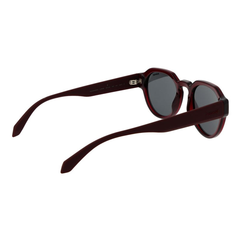 Polaroid Burgundy Polycarbonate Sunglasses for Unisex