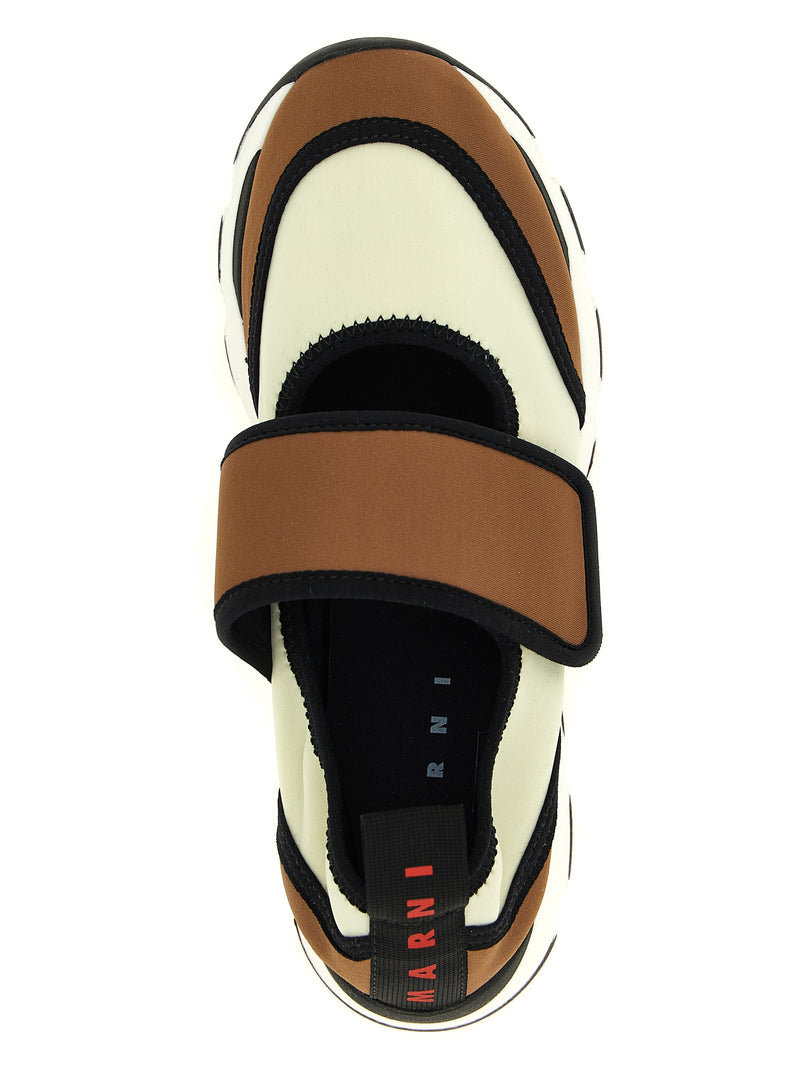Marni Running Mary Jane Multicolor Athletic Sneakers