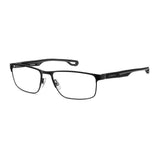Carrera Black Metal Glasses (Frames) - Stylish Rectangle Design