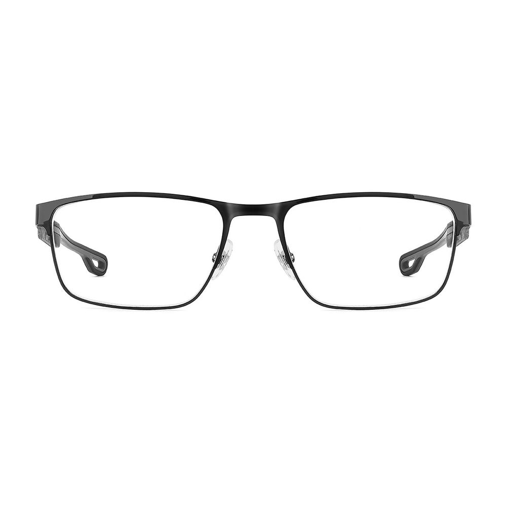 Carrera Black Metal Glasses (Frames) - Stylish Rectangle Design