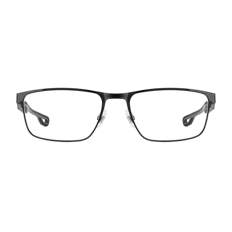 Carrera Black Metal Glasses (Frames) - Stylish Rectangle Design
