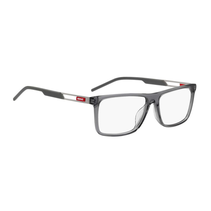 Hugo Boss Gray Plastic Glasses Frames for Men