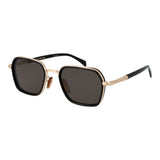 David Beckham Gold Metal Sunglasses for Men