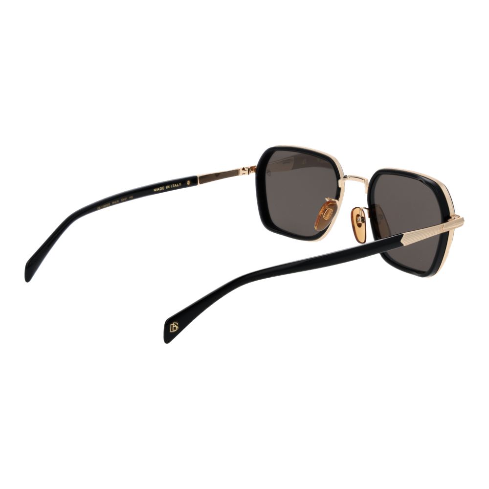 David Beckham Gold Metal Sunglasses for Men