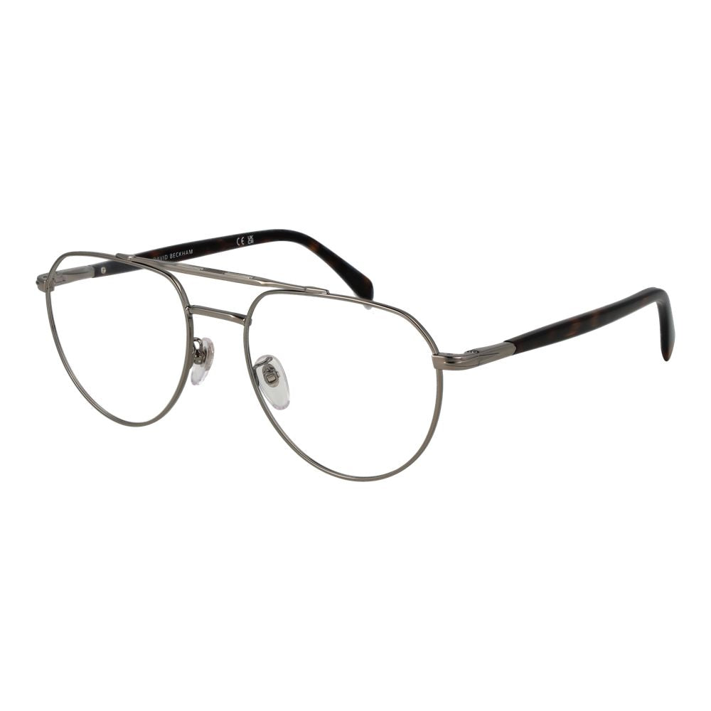 David Beckham Silver Metal Aviator Glasses (Frames)