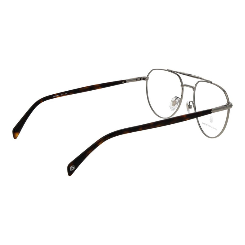David Beckham Silver Metal Aviator Glasses (Frames)