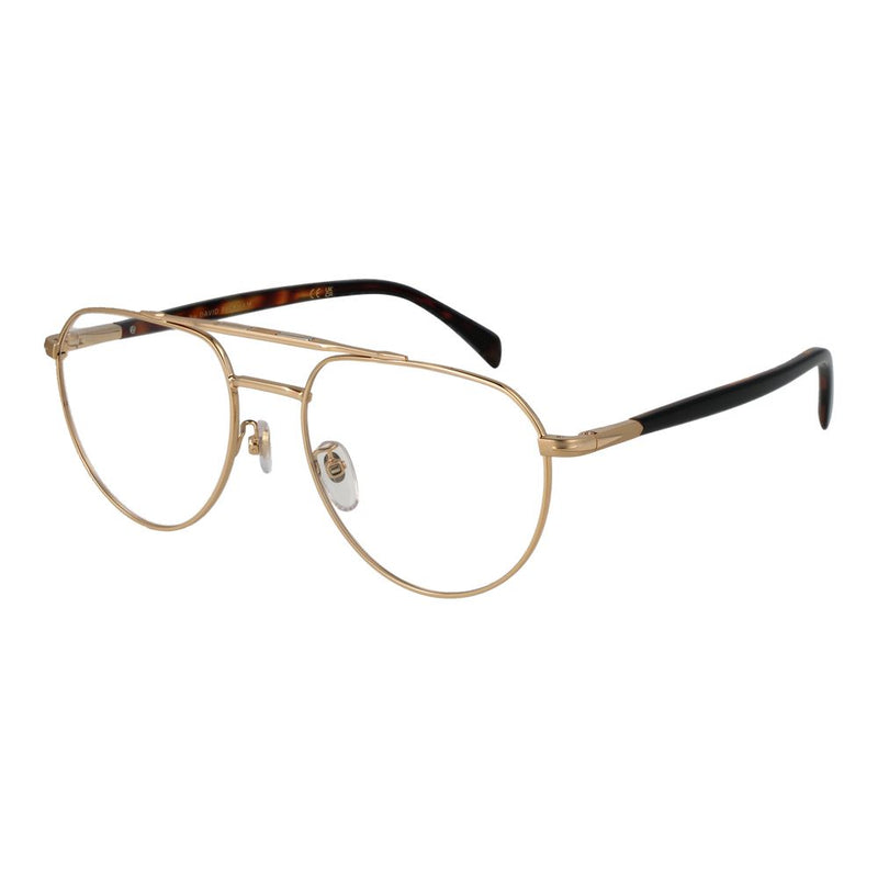David Beckham Gold Metal Aviator Glasses (Frames)