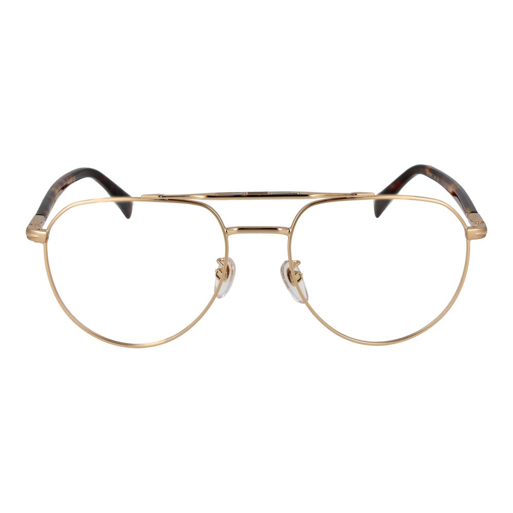 David Beckham Gold Metal Aviator Glasses (Frames)