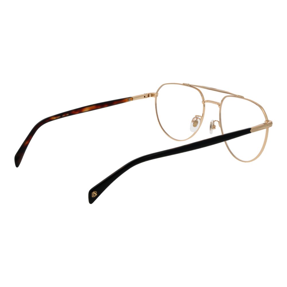 David Beckham Gold Metal Aviator Glasses (Frames)