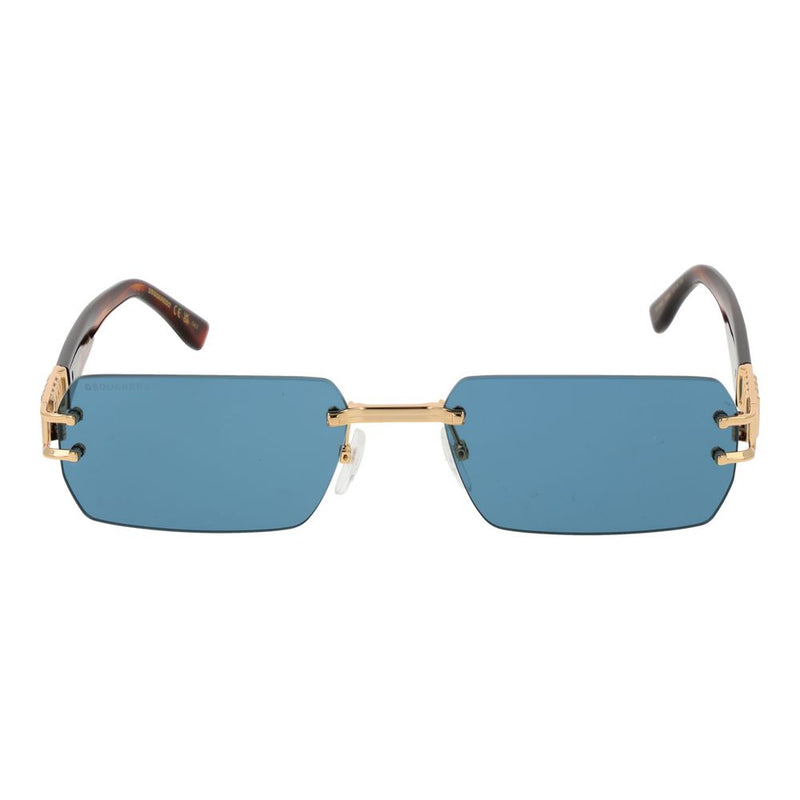 Dsquared² Gold Metal Sunglasses for Men