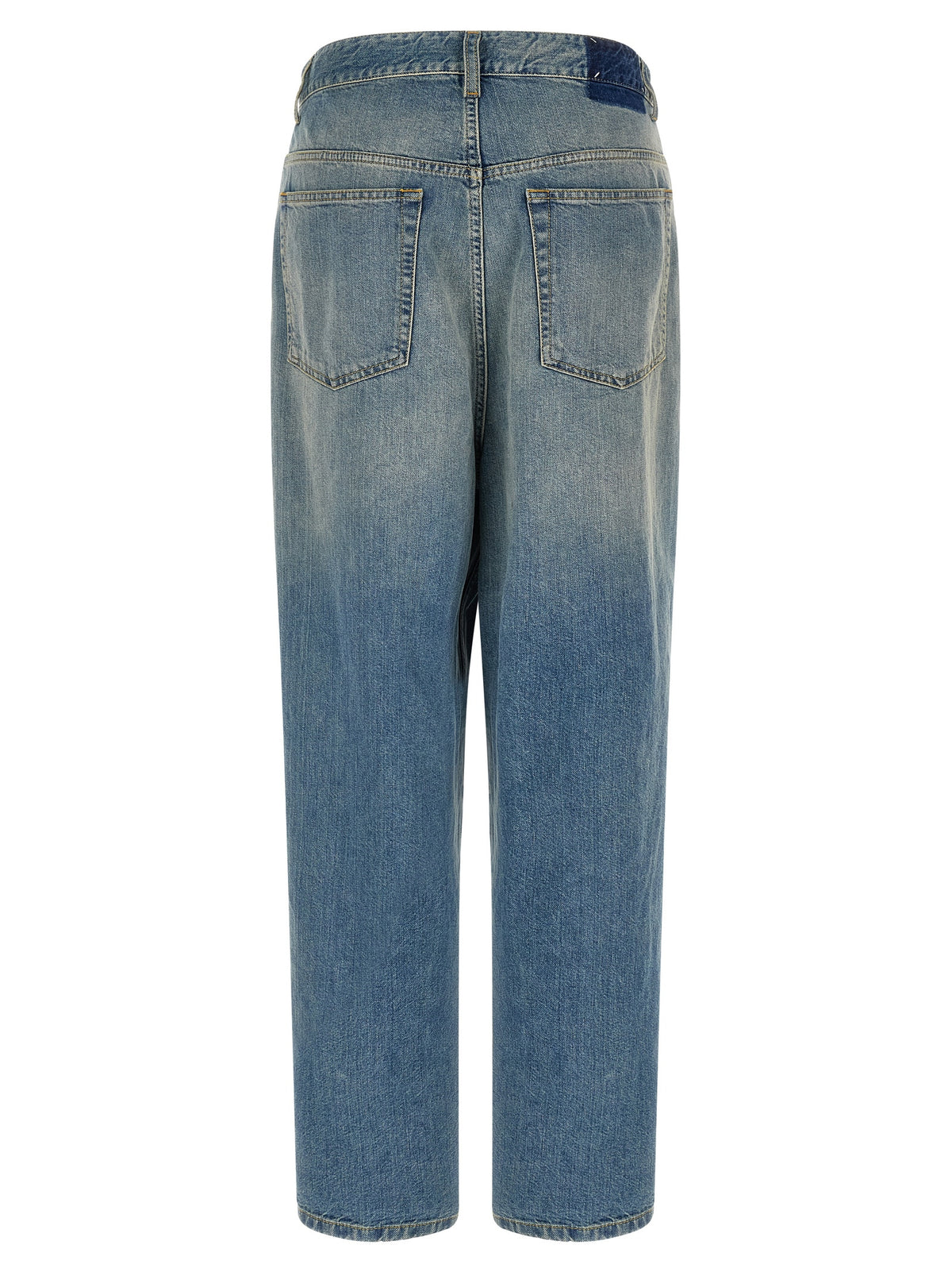 Maison Margiela Blue Cotton Straight-Leg Jeans