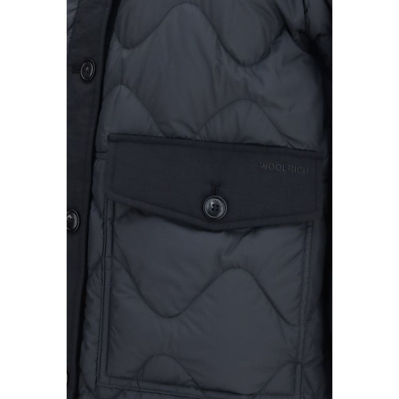 Woolrich Heritage Stand Up Collar Down Jacket - Gray