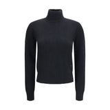 Ami Paris Black Cashmere Turtleneck