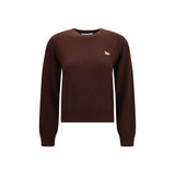 Maison Kitsuné Brown Wool Oves Aries Sweatshirt