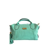 Baldinini Trend Turquoise Cowhide Handbag