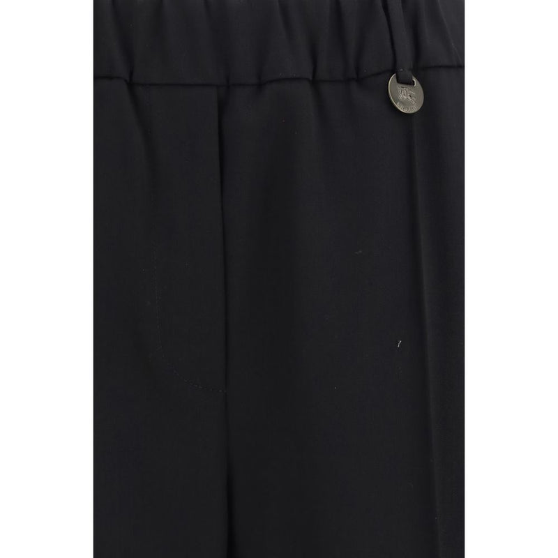 Burberry Black Wool Oves Aries Joggers - Women's Sportswear