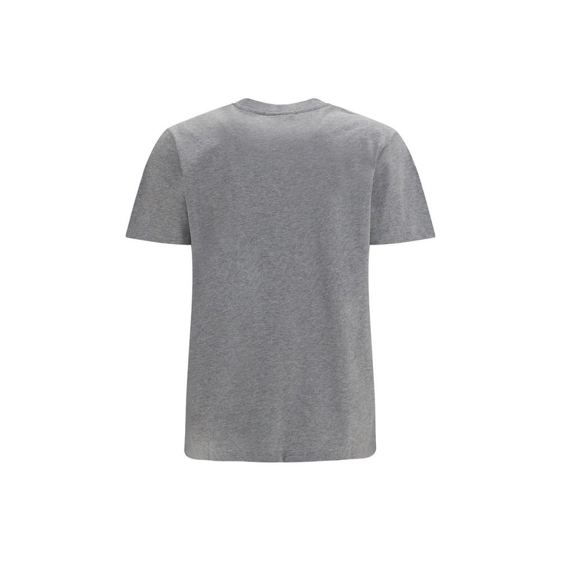 Ganni Gray Cotton T-Shirt - Teddy Forest Graphic