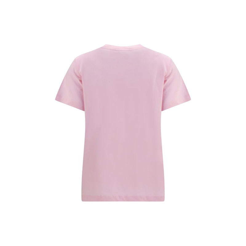 Ganni Multicolor Cotton T-Shirt - Teddy Forest Design