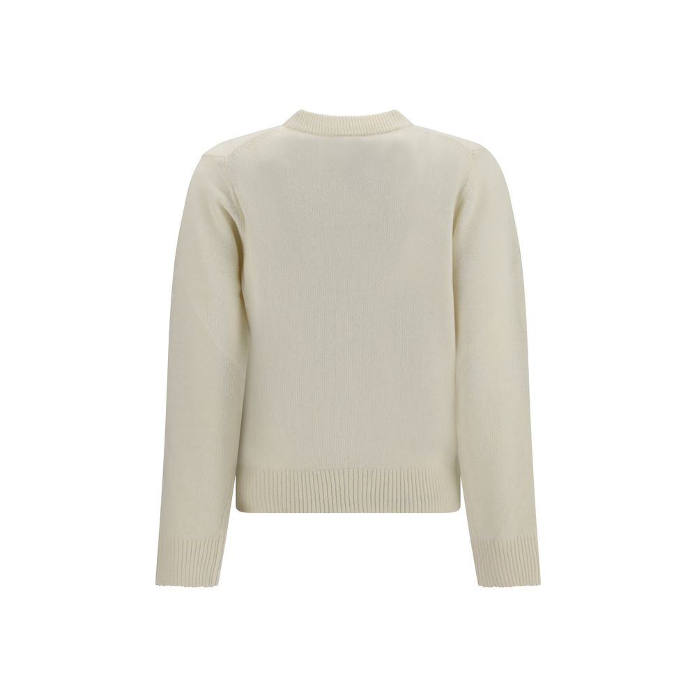 Ganni Beige Wool Oves Aries Sweatshirt
