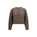 Loulou De Saison Brown Wool Oves Aries Cardigan