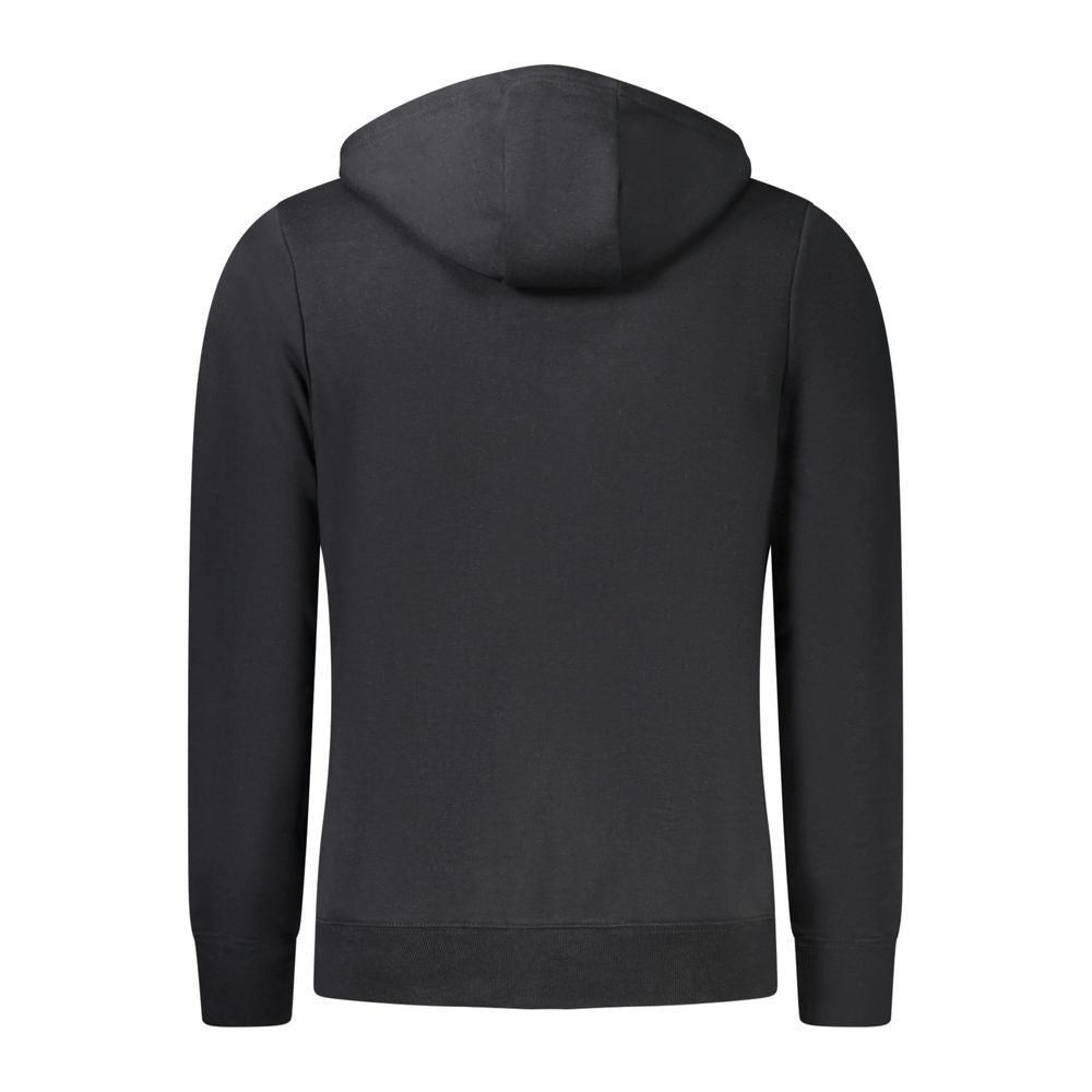 Norway 1963 Black Cotton Sweatshirt with Zip Pockets