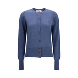 Vivienne Westwood Blue Wool Oves Aries Cardigan
