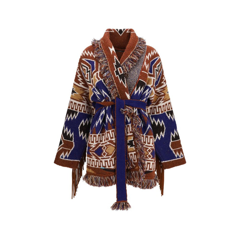 Alanui Multicolor Wool Oves Aries Cardigan - AW26 Collection